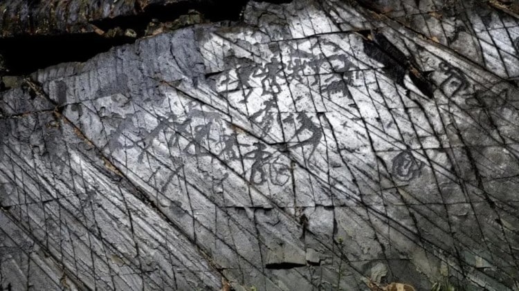 Petroglyphs in Kazakhstan