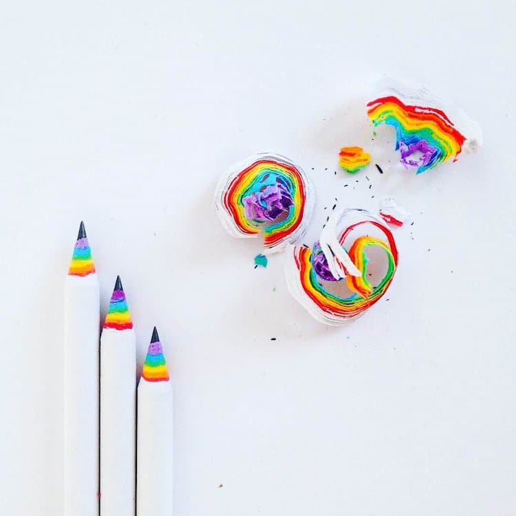 Rainbow Pencils by Duncan Shotton